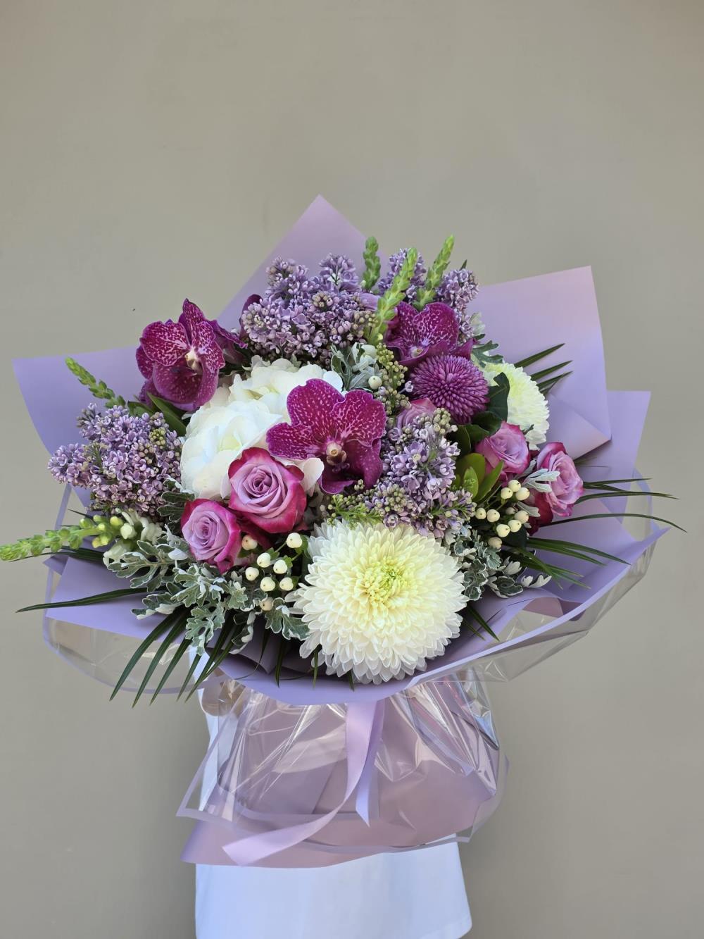 Lilac and White Harmony 